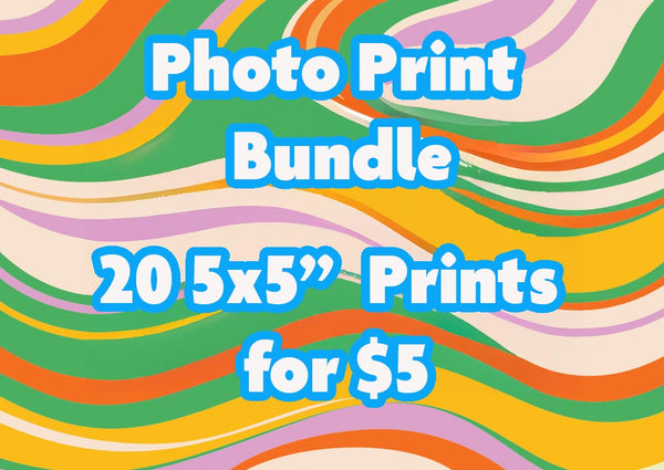 5x5" (12x12cm) 20 Print Bundle $5