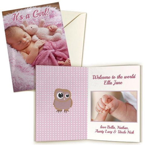 5x7"(12x17cm)  Double Sided Card (Single)